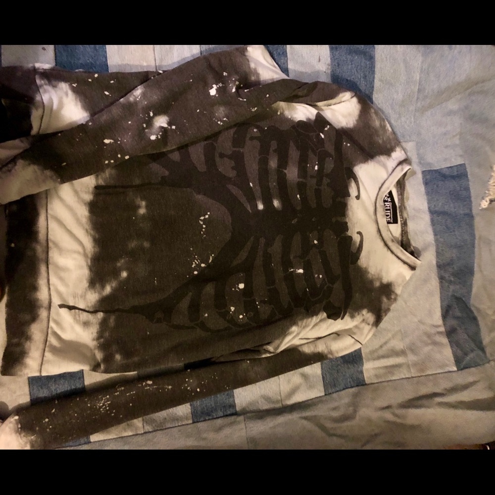 Rude Long Sleeve Skeleton Sweater